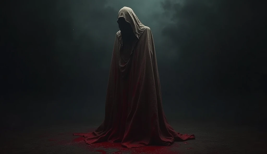 a photo of the statue of the personification of grief covered with candles and hot wax, covering the face with its hands, black tears dripping from the cheeks, the whole statue is covered in dense cobwebs and grease, higly detailed, black isolatet cave, tarnished, grunge, glowing cracks