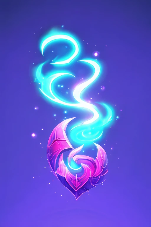 Make a fantasy style magic based game logo. The logo text: "E SAY" with blue blur and purple shadows