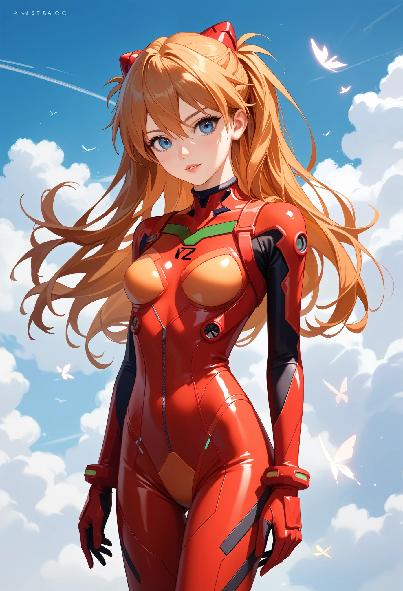 score_9,score_8_up,score_7_up,source_anime, masterpiece,best quality,absurdres,highres,very aesthetic,ray_tracing, 1girl,beautiful face, souryuu_asuka_langley,bodysuit,