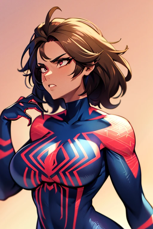 Spider woman has large breasts 