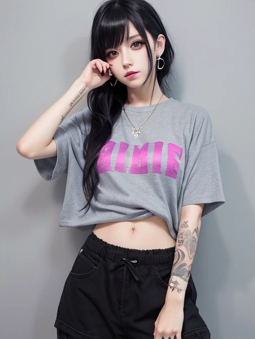 masterpiece, best quality, highly detailed,1girl,indoors, adult, split-color hair, yellow and Blue hair, Narrow, sharp eyes、, clothes, blue eyes、From head to toe、mini skirt、