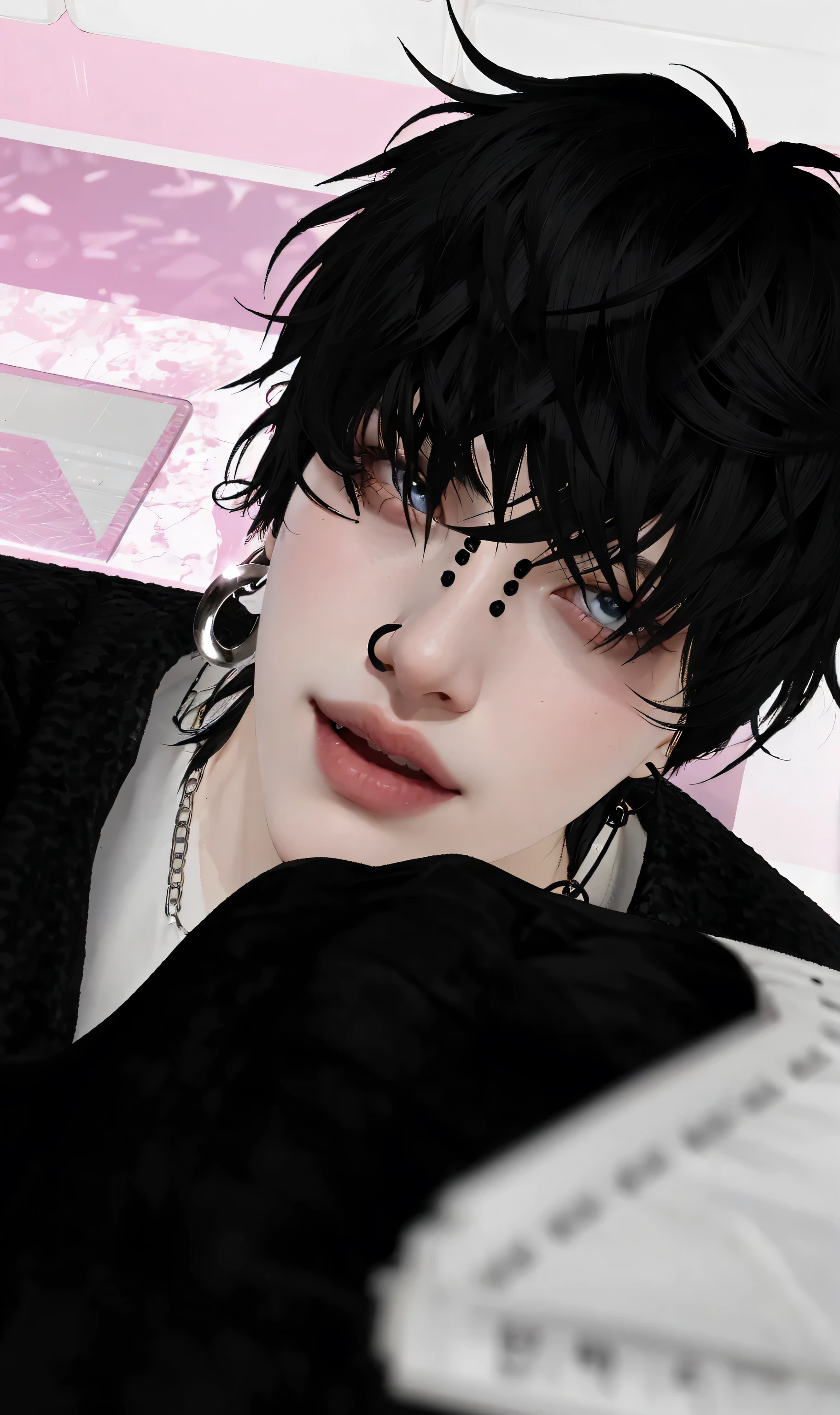 brown eyes, sexy boy, (((cute and wet white shirt)) ), extremely detailed, hyper detailed, (((perfect face)), soft lighting, ((best quality)), cute face, (wet white semen  ),(( 1 boy)),((fair skin, black hair, Shiny highlights on eyes,  kitchenroom, semen  splash from boy,erection,erect penis,crotch tung,bulging crotch,His nipples are tingling,erotic.)),men, human ,only boy,((boy 16 year old)), erotic,