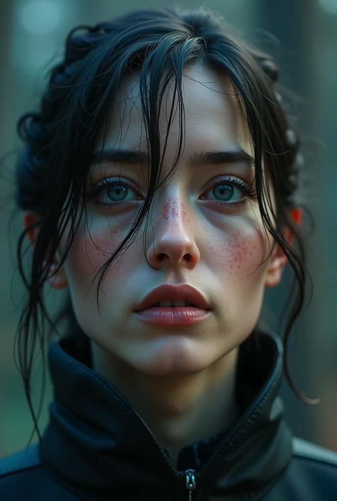 Movie, ((Face close up)), best quality, clear graphics, torch light, (The detail is clear to every hair on the face), 1girl, demonic, evil, nsfw, sexy woman, eye depth, (brother moons), (dead space) ,science fiction, (beautiful glowing red eyes), photo realistic, 20 megapixel, nikon d850, ((vibrant, photo realistic, realistic, dramatic, sharp focus, 8k)), (faded freckles:0.6), subsurface scattering, sharp, retouched, intricate detail, by Greg Rutkowski, by (Jeremy Lipking,:0.8), ((junji ito)), by ralph bakshi,((Silent Hill)), H.R. Giger, Beksinski