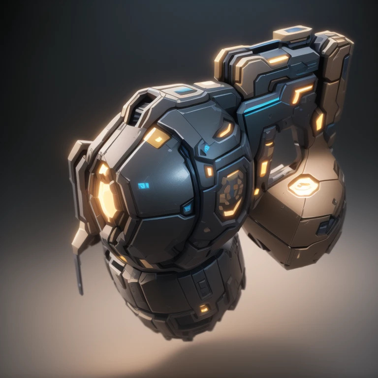 sci-fi weapon,Hand grenade,(masterpiece, superior quality, better quality, official art, beautiful and aesthetic:1.2),(8k, better quality, masterpiece:1.2)