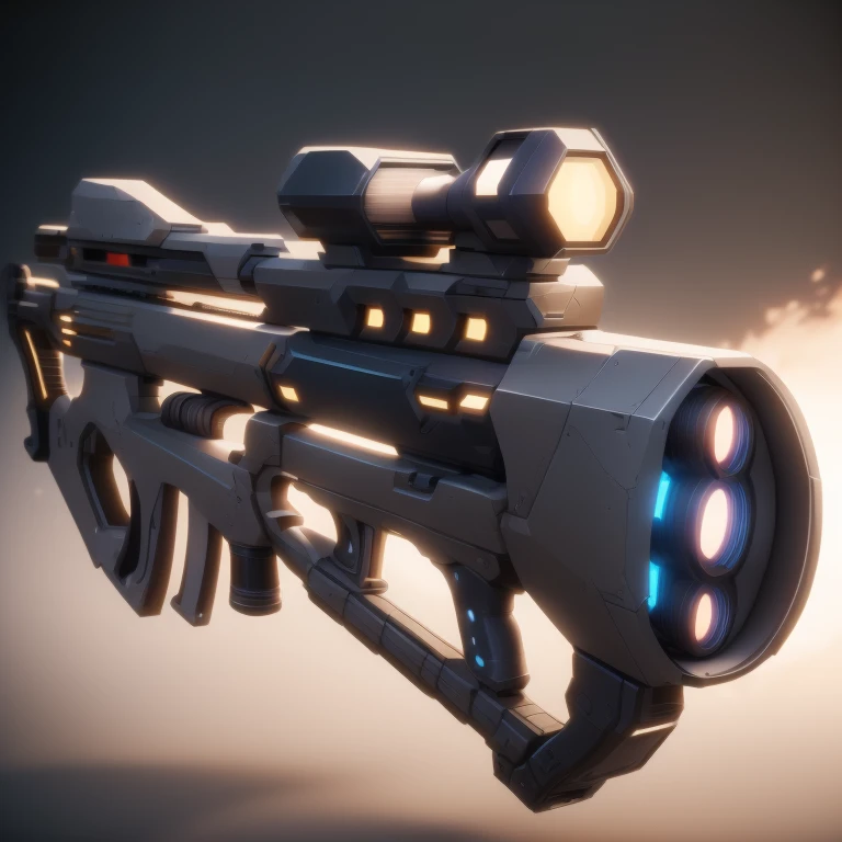 sci-fi weapon, sniper rifle, (masterpiece, superior quality, better quality, official art, beautiful and aesthetic:1.2),(8k, better quality, masterpiece:1.2)