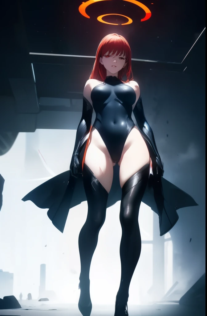 1 girl,NSFW,Maki Nishikino ,(lovelive),clavicle, purple glowing eyes,absurd, brainwashing,empty eyes,  big breasts, No expression,(black latex tight bodysuit),avert your eyes , 全身shape, ((squat,spread your legs, arm behind head)),(highest quality、4k、8k、High resolution、must have:1.2)、Super detailed、(reality、reality的なです、reality的な:1.37)、ticker、hyper hd、studio lighting、ultra definition paint、sharp focus、Physically based rendering、extreme details、Professional specifications、vibrancy and color、blurry、sports portrait、landscape、horror style、anime big breasts、SF、photograph、concept artist、five fingers, perfect body,  {{{masterpiece}}}, {{{highest quality}}}, {{Super detailed}}, {shape}, {{very delicate and beautiful}},Improved cost performance、all roles、Canon 5D MK4でphotograph、photograph, 