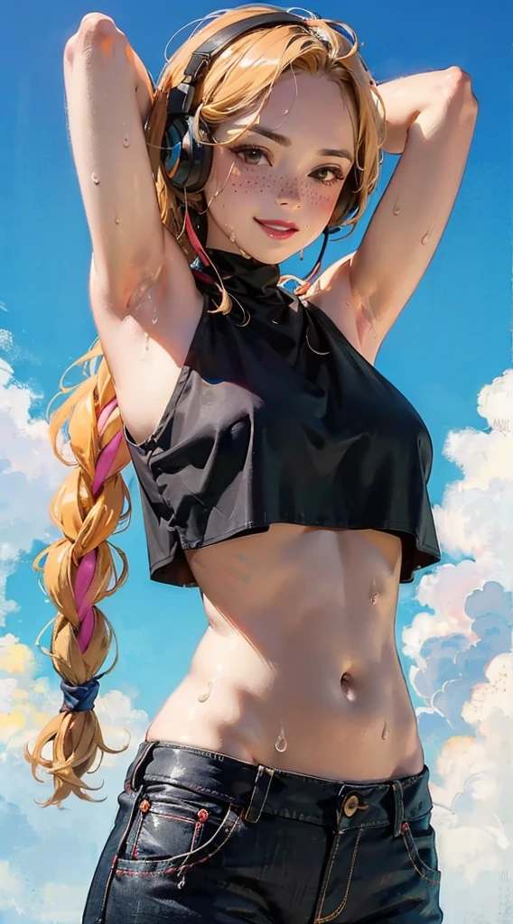 (Masterpiece, BestQuality:1.3), (ultra detailed:1.2), (hyperrealistic:1.3), (RAW photo:1.2), High detail RAW color photo, professional photograph, (Photorealistic:1.4), (realistic:1.4), professional lighting, perfect anatomy, (Big Breasts, (The underboob is visible:1.3):1.5), (blush, detailed face), (cheerful Smile:1.5), (Pink Hair:1.5), Trending Hair&Trending Hairカラーをランダムに, earrings, necklace, bracelet, sexly, erotic sexly, Random sexy gravure poses, (Sexy woman in white bikini。Laughing happily on the beach at sunset、Dip your feet in the water。: 1.3)