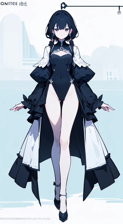 anime, a woman in a black dress and rabbit ears, is standing, characters from azur lane, azur lane style, anime girl wearing a black dress, from girls frontline, from the azur lane videogame, from arknights, bunny girl, cute anime waifu in a nice dress, seductive anime girl, noire, girls frontline style, rabbt_character