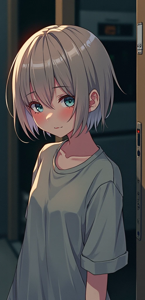 gloomy girl, sitting at a corner, ,sadness face, ((breaked thin t-shirt and super mini skirt)), blurry pupil, tear on face, blurry effect, drunk face, steammy aura, peek, fluffy clothes, wounded, hand got tied by thick rope, private part showing off, getting bully, only light effect on the girl, begging pose