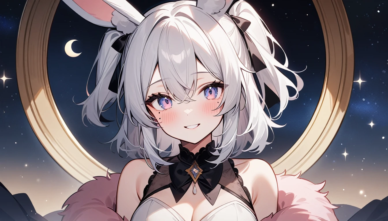 highest quality、High resolution、Detailed Background、(Beautiful face in every detail:1.4)、Anatomically correct、(Hide your fingers:1.3)、(Detailed facial expressions)、(Detailed eyes:1.2)、(Detailed eyes:1.2)、Beautiful women in their 20s、(Highly detailed face:1.4)、cute hair color、well-groomed eyebrows、(Huge breasts:1.3)、Bobcut、Long Hair、Hairstyles that add waves and curls、cute eye makeup、Cute Lip Makeup、Perfect body line、Accentuate your cleavage、Calm atmosphere、Amusement park date、
(A woman looking at you with a very happy expression:1.5)、
(Highly revealing)、(Virgin Killer Sweater:1.5)、White Stockings、blush、Underboob、Show your side、cute