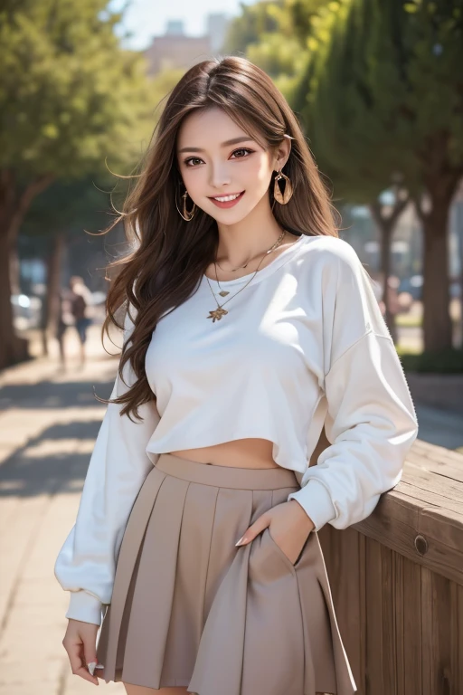 Pure erotic photos,Korean Pretty Woman,with sexy look,Photorealistic perfect body,Shiny skin,Perfect Goddess Face、Beautiful and delicate eyebrows and eyelashes,性感的红唇,Perfect lip shape,Tempting smile,Clear skin texture,wetted skin,cabelos preto e longos,Careful hair texture(Premium Hair Detail:1.1)(Premium Body Detail:1.1)Plump and toned body,(Advanced Finger Detail:1.1)Clear finger drawing,White hoodie,white sweatshirt,Black Patent Leather Shorts,Shiny leather short tab short rack leather shorts,Stockings High Heels,wear gold earrings and bracelets,choker necklace,Nipples are see-through