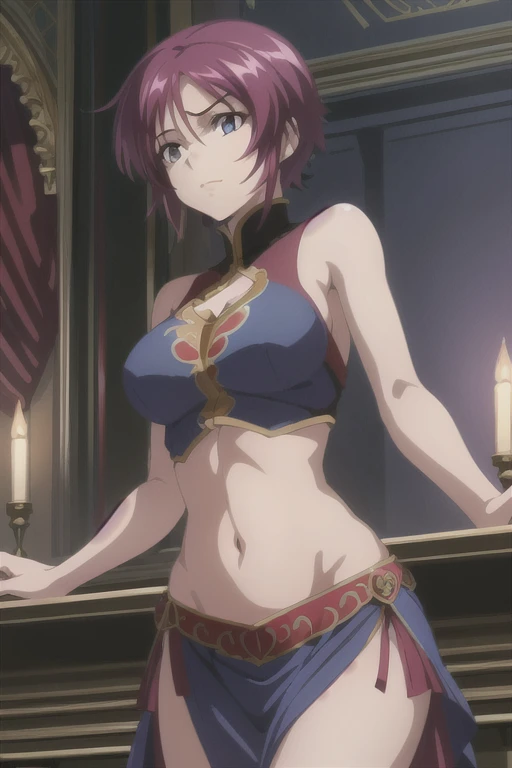 medieval style slingshot costume、expression of emotions、inside the castle、side boob、thin clothes、landscape illustration、Soggy body after taking a shower、Wet and transparent clothes、pink clothes、Too sexy outfit、Tearnote Yoko, 22 years ago、long slit costume、Clothes that are loose around the chest、small breasts、High resolution、being raped by a man