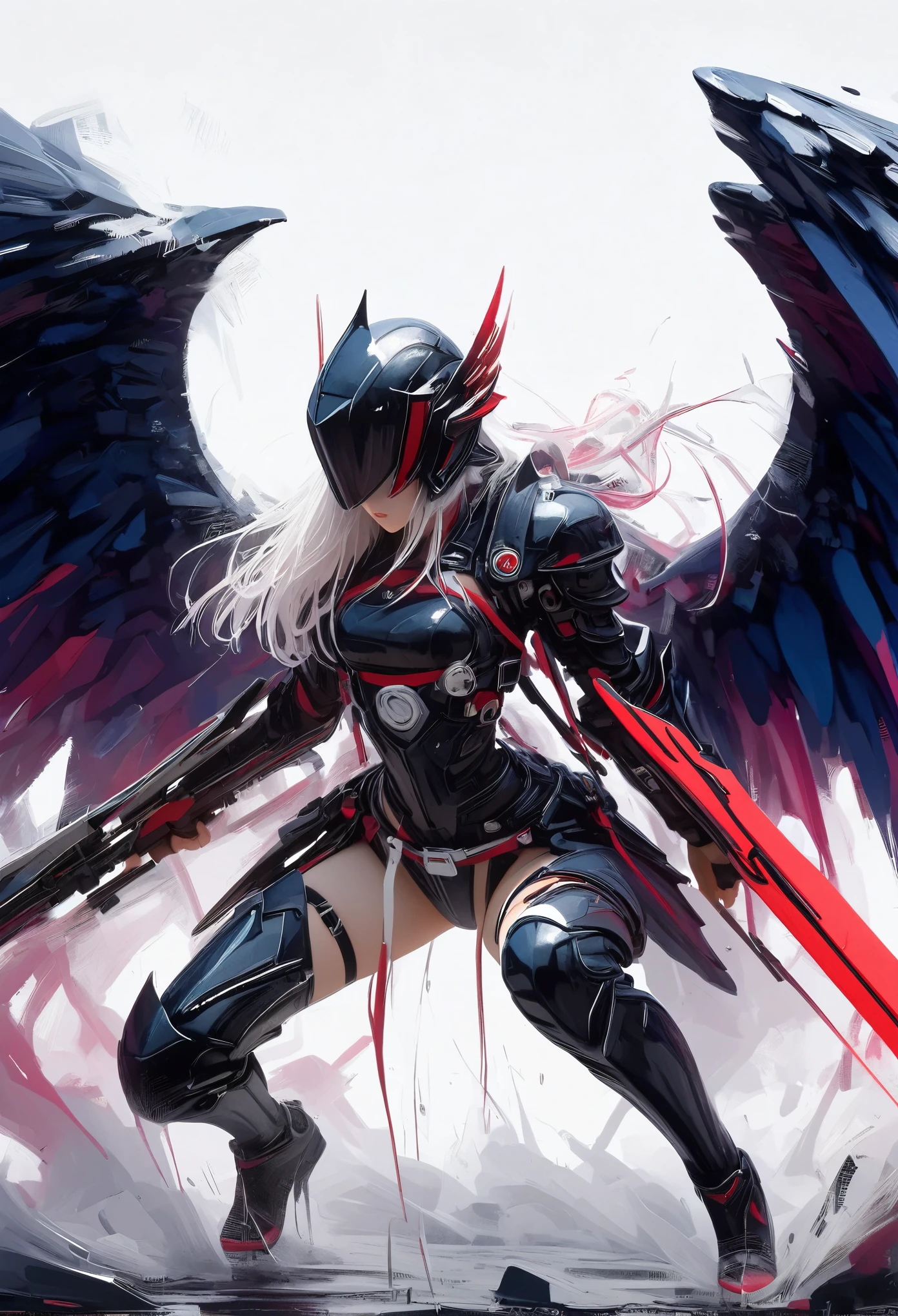 black,chiaroscuro, Ray tracing, movie lighting, cowboy shooting, 8K, Yes, Super details, precise, best quality, Award-winning, Award-winning, A High resolution, masterpiece, high detail,guweiz on artstation pixiv, Popular topics on artstation pixiv, 详细的number概念艺术, author:Yang Jie, 2. 5D CGI anime fantasy artwork,ultra high definition,8K ,Realistic skin texture,chiaroscuro, Ray tracing, movie lighting, 8K, Yes, Super details, precise, best quality, Award-winning, Award-winning, A High resolution, masterpiece, high detail,in the snow,Clear,masterpiece, best quality, 8K, number, 1 girl, alone, stand up, hair accessories, Red eyes, Heartless expression, Bloodstained mechanical parts, electric wire, cable, failure effect, scary, Science fiction, futuristic, The background is darker inside, neon lights, cyberpunk characters, surreal, Strange, Disturbing, spine-chilling, scary, western metal,Red eyes,发black,black色長手套,Rompers,leggings,Highlight her graceful figure,将整个身体包裹stand up,symbiont,((Raised sexy)),One-piece Pants,Red eyes,Venom Possession,发black,black色長手套,Rompers,black色一件,Blood-red eyes,best quality, High resolution, super detailed, Vivid texture, mask, Bangs,wear socks,tears,被black色粘液覆盖