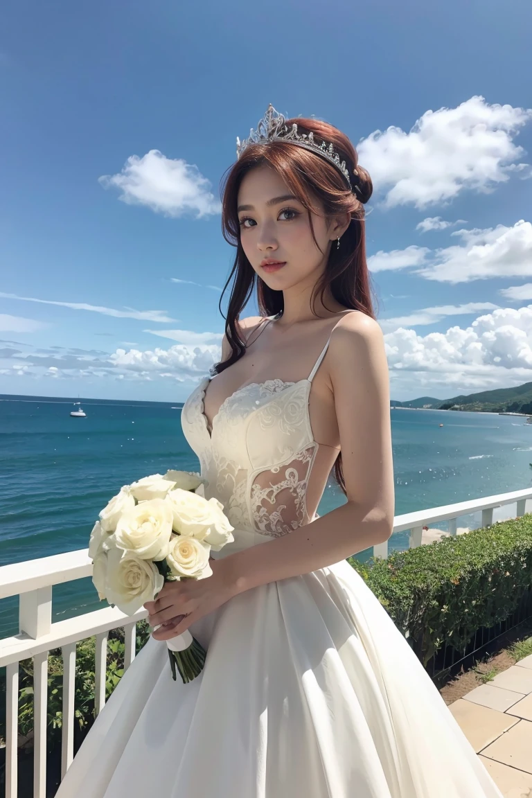 A live-action photo shoot of a super-beautiful girl with a beautiful chest and beautiful legs, wearing real make-up at a poolside restaurant in a five-star resort hotel in Hawaii, a Ukrainian white high school girl with a clear double eyelid, a supermodel.、Wearing outfits prepared by top stylists, labia photos are taken、She is an eternal idol who combines a clean look with modern charm.。 She creates such beauty。 She feels her own warmth。 She creates a warm atmosphere。 We create beauty。 That's what I want to say。 In her full body photo、The figure features porcelain-like skin and golden hair that radiates a soft glow.。 This is probably、It captured the essence of her timeless charm.、This is the best shot ever.。 Each straight line and curve is carefully expressed.、Breathtakingly beautiful with impeccable detail。 This piece perfectly captures her timeless beauty.。 Divine Proportions、Sharp focus、Full-body photo taken by Kishin Shinoyama、high quality、High resolution、Detailed Background
