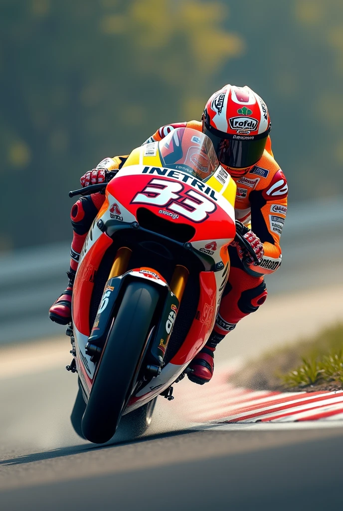 Marc Marquez hangs on in MotoGP