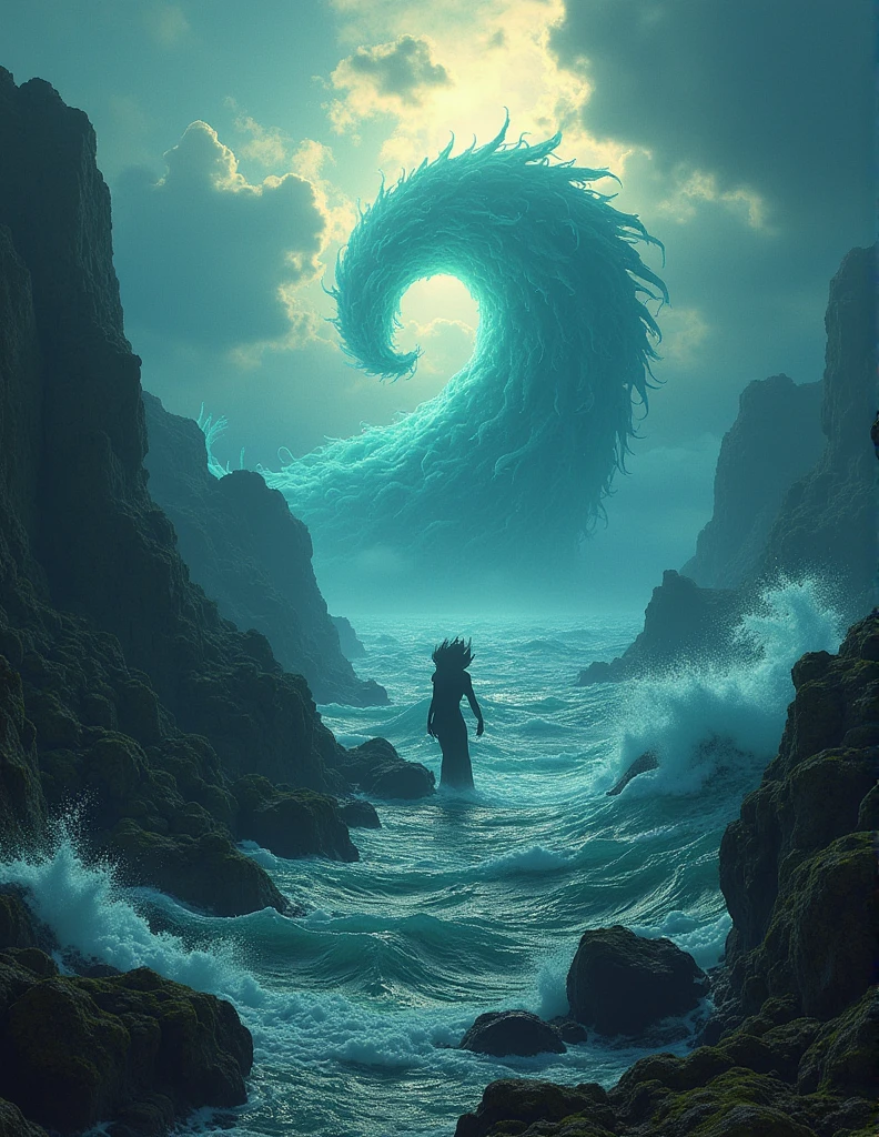 "rippling water waves"