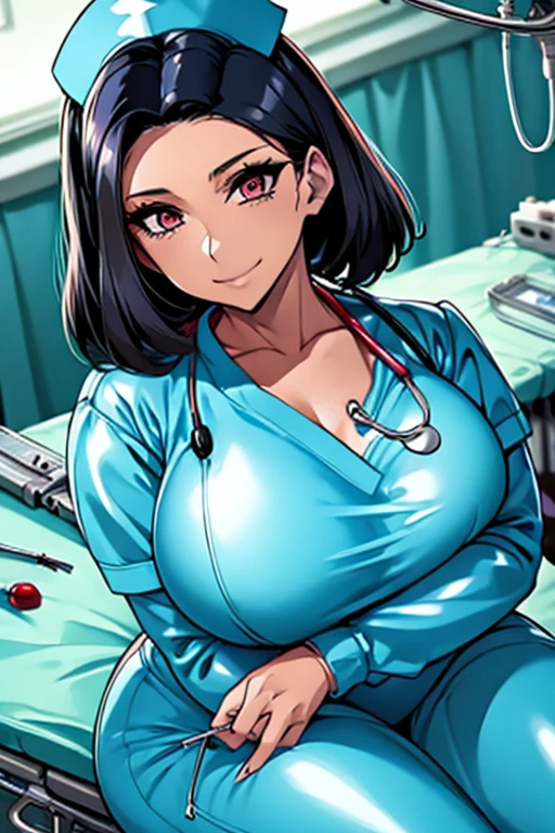 nurse uniform,hospital, latex nurse suit,nurses,busty,elbow gloves,labcoat,black hair woman,red eyes , gigantic ,medical instruments,asian nurse,two nurses,speculum,examination room,oversize ,big ass ,strap on, lay on table ,legs spreaded,giving birth,gyno chair , dentist,Milf,latex,red uniform,oversize breasts,diaper