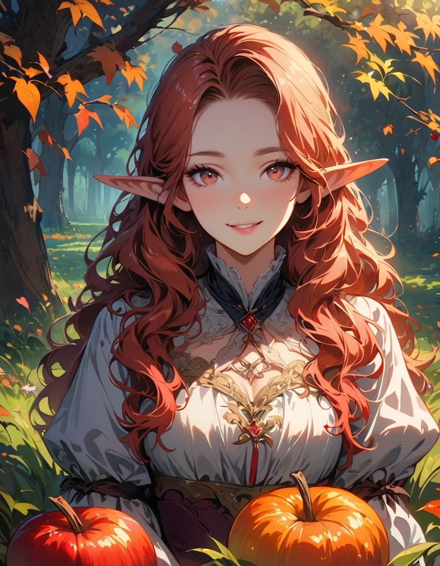 score_9, score_8_up, score_7_up, 1girl, night elf, sitting, feet out of frame, sitting undrer a tree, crossed legs, long hair, short skirt, loose clothes, furs, fur clothes, primal huntress outfit, glowing eyes, public tattoo, forest witch, pets, pumpkins, pet werewolf lying beside her legs, giant carnivore tree behind her, enchanted fantasy (treehouse), treehouse at background, green fog, forest throne, mushrooms, fireflies, moss, vines, night, darkness, score_6_up, uncensored, rating_questionable, rating_explicit, very aesthetic,(intricate details), (hyperdetailed), (soft focus:1.1), solo focus, 8K,masterpiece, best quality, soft colors, pastel drawing, delicate blending, expressive, bold lines, abstract texture, detailed eyes, score_6_up, uncensored, rating_questionable, rating_explicit, very aesthetic,(intricate details), (hyperdetailed), (soft focus:1.1), 8K,masterpiece, best quality, , <lora:xl_more_art-full_v1.safetensors:0.65:0.65> <lora:neg4all_bdsqlsz_xl_V7.safetensors:0.8:0.8> <lora:hentai_anime_style_xl_v1.safetensors:1:1> <lora:RMSDXL_Enhance.safetensors:1:1> <lora:Concept Art Twilight Style SDXL_LoRA_Pony Diffusion V6 XL.safetensors:0.8:0.8>;