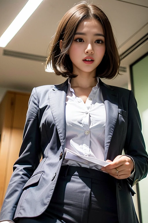 Office Lady Stockings Suit Locker Room