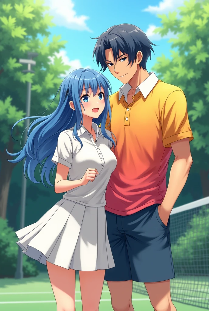 <lora:princess_carry_v0.1:1> , princess carry, 1boy, 1girl, <lora:megumi-nvwls-v1:1> , tadokoro megumi, twin braids, blue hair