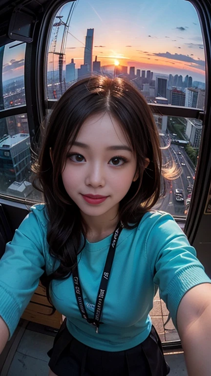 there is a young girl sitting on a couch with a remote control, xintong chen, ruan cute vtuber, wenfei ye, 8k selfie photograph, zmonzheng, young cute wan asian face, dang my linh, zeng fanzh, pink girl, pink clothes, qichao wang, li zixin, sha xi