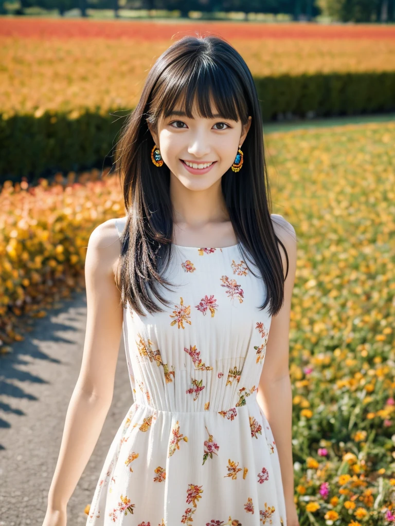 Very beautiful Japanese women、cute:1.5,21 years old、Big eyes、Attractive eyes、university student、topless:2.0,Nipples are visible:2.0,White pleated skirt:1.5、topless:2.0,small,Sunny day in the university gardens、Are standing、Looking into the camera:1.5、Smile 1.3、healthy、White skin、light makeup、whole body、