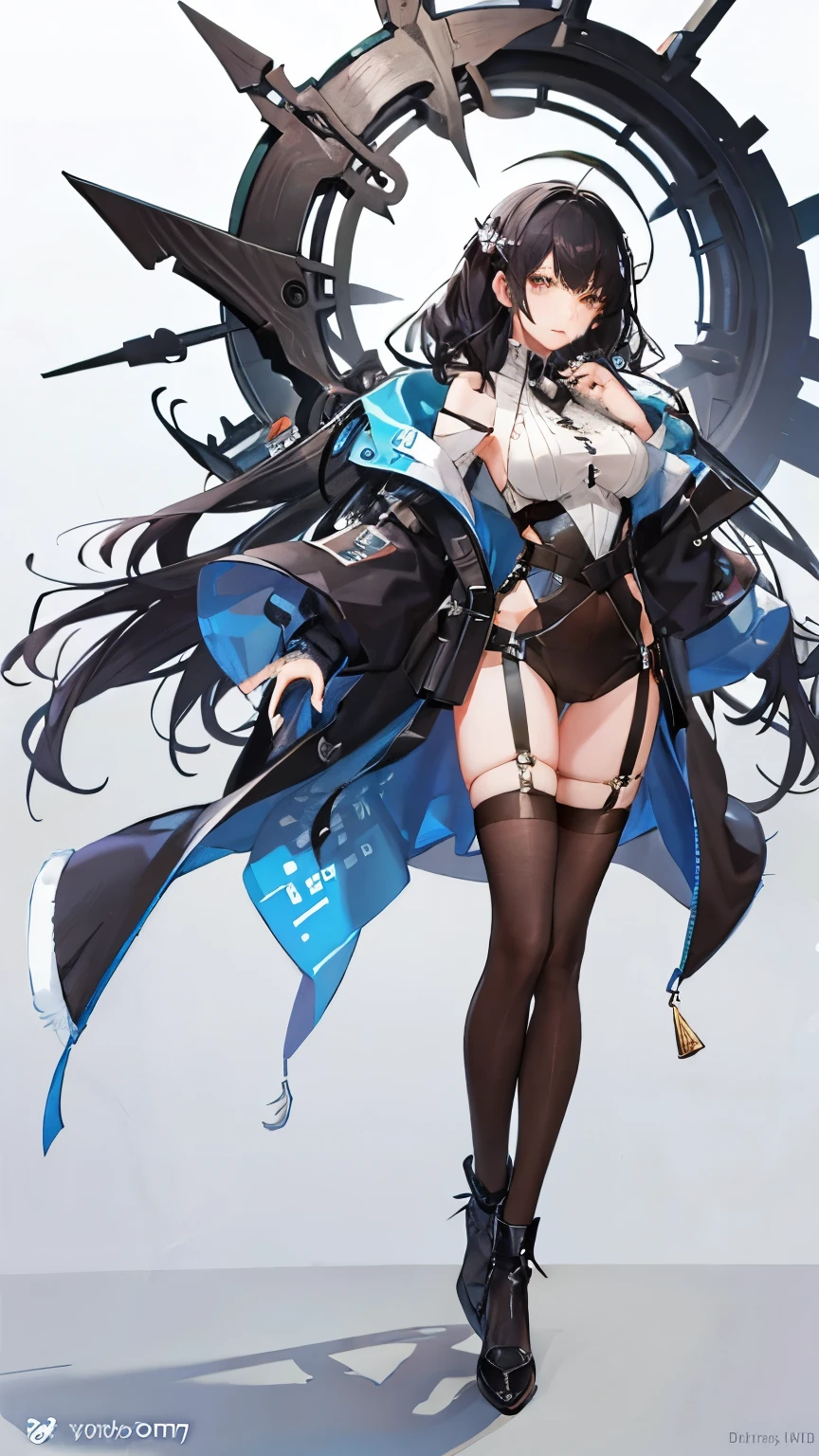 Anime girl wearing the UA uniform on her right ear was a red fringe earring with a touch of gold on top. Her dark brown hair which was long and messy reached my shoulders and was only tied at the top with a small half ponytail and a small braid on one side and with a small white mole in the back of her hair , her overall body consisted of an inverted triangle with curvy hips and medium sized breasts her face was oval with a greek nose and heart shaped lips her almond shaped eyes were dark brown in color completely piercing and with a star shaped pupil in each, her face was also adorned with small freckles and a few moles on most of her face