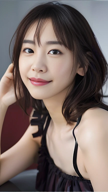 Medium display, Medium Shot, Written boundary depth, bust, Upper Body, Movie angle, masterpiece, Highest quality, Very detailed, CG, 8k wallpaper, Beautiful Face, Delicate eyes, Otome, alone, smile, (((((open mouth))))), Cobalt blue dress with gold trim, LOL、Floral Background