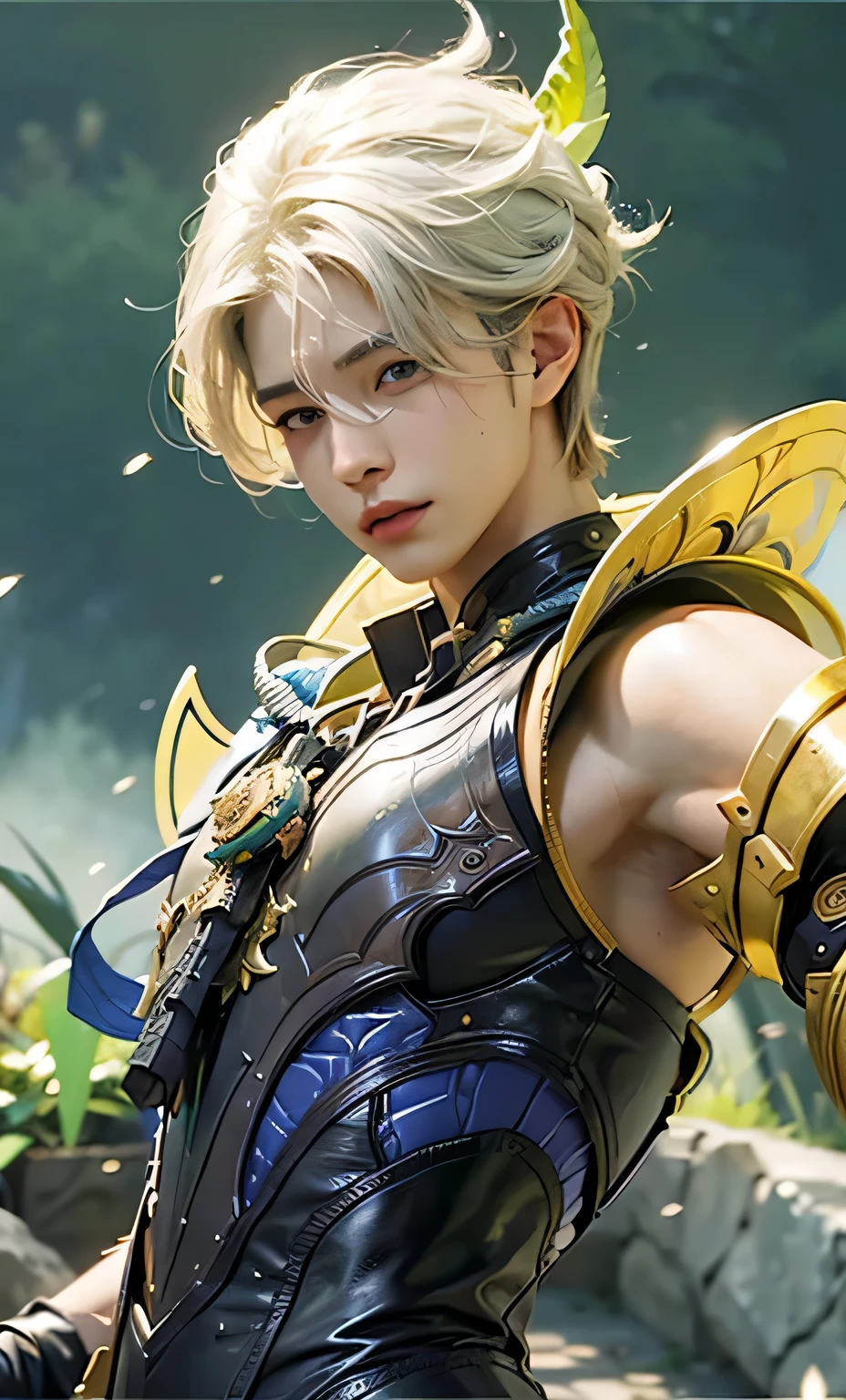 Capricorn Shura Divine Armor (perfect figure, masculo, man superior) realista divino