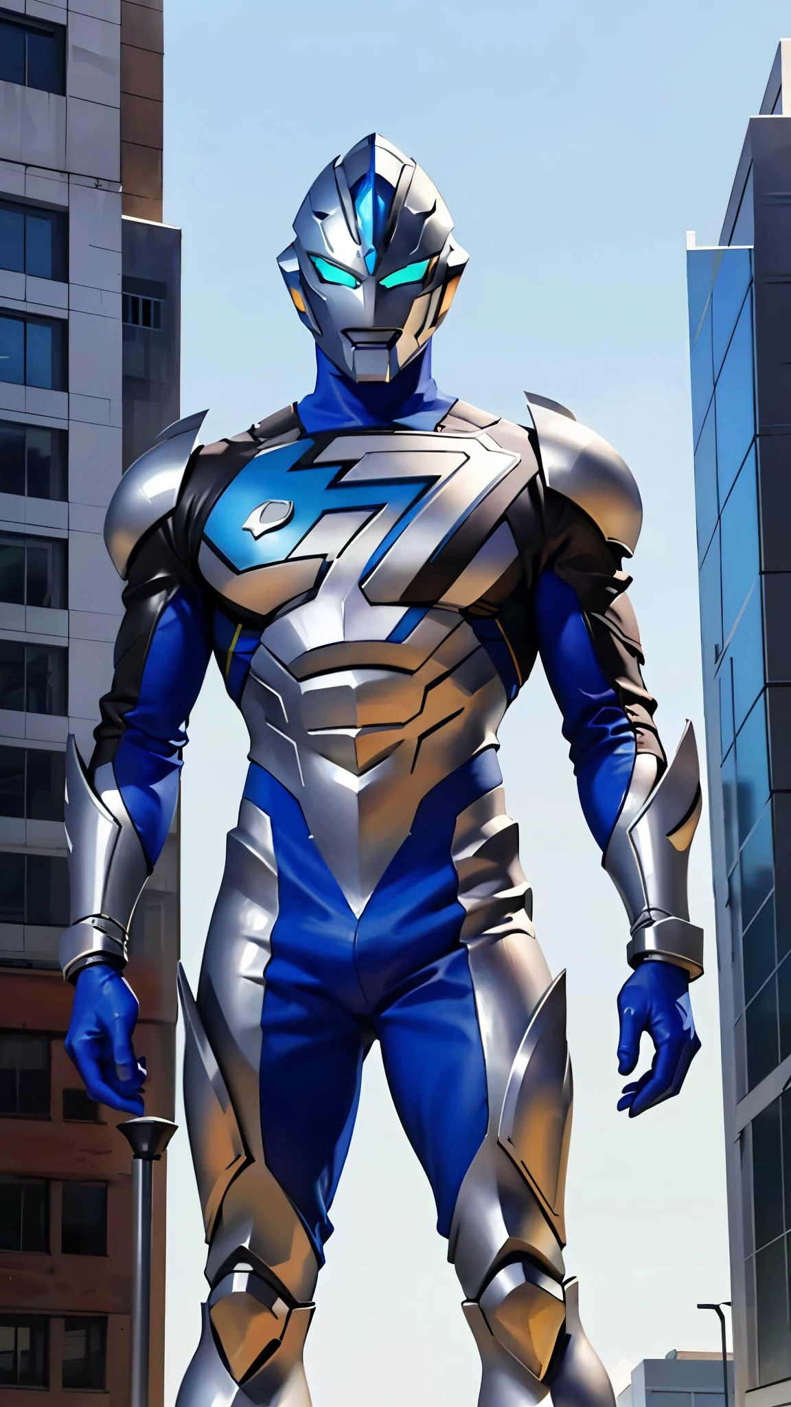Ultraman, Cosmic Guardian, Light Bringer, Silver Stature, Bright Eyes, Superpowers, Light Beam Attack, Transforming Warrior, Evil Forces, Combative Challenges, Righteous Conviction, Unyielding Spirit.