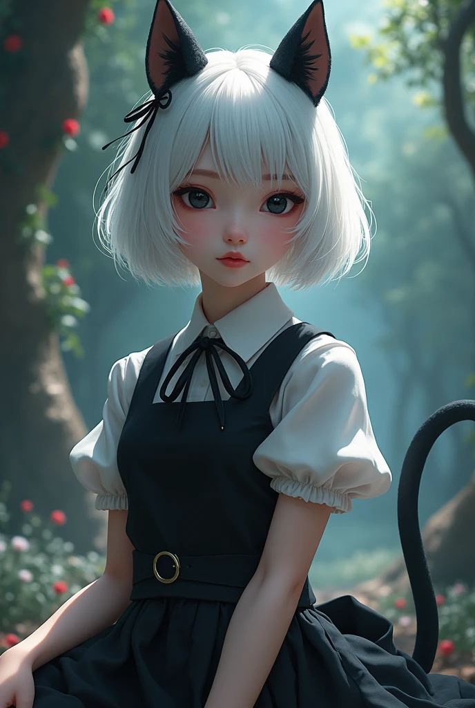 (Cinematic lighting, insane, stunning, dramatic),
Award-winning drawing of cute fluffy black cat in costume and bow tie (sitting:1.1) sexy girl, on a magic toadstool in (enchanted mushroom forest:1.1) in (style-sylvamagic), (intricate details:1.2), beautiful eyes, sunlight, (high quality:1.2), fashionable on artstation, absurd, (close-up:1.1) (side:1.1),Cinematic lighting,spectacular lighting, relaxed facial expressions, solo, shadows, close-up,depth of field in the distance, photorealistic, real life, "Deep blue sky", "Bright colors", "Reduced highlight", "Polished reflections", "Rich landscapes", "Intricate details", "Macro portraits", "Textures close-up", "Macro landscapes", "Long exposures", "Silky sky", "Unearthly landscapes", "Dreamy portraits", (Style-Cat in a bow tie and tailcoat:1),Final Fantasy XVI, Canon EOS 6D Mark, IS...