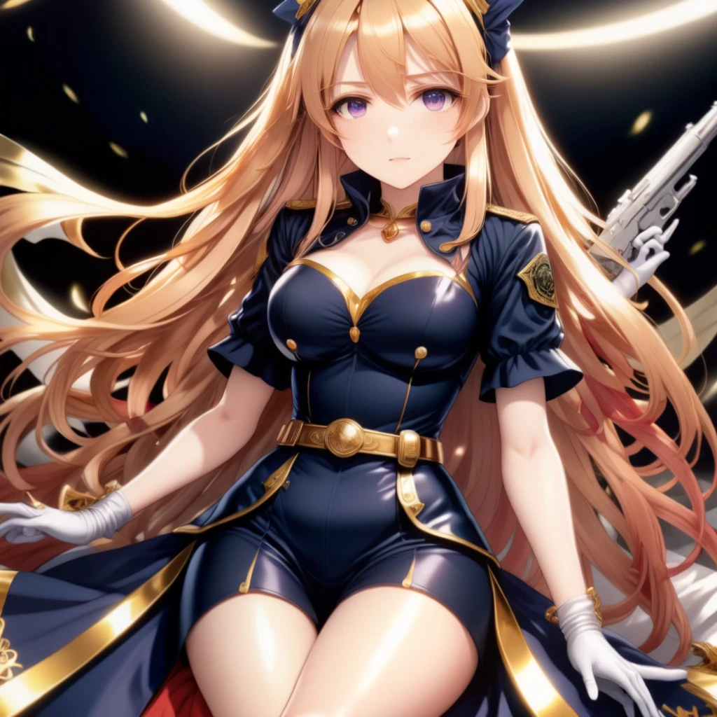 Bee Prayer Girl Blonde Long Hair Beauty Uniform Top Quality Masterpiece Sparkling Eyes