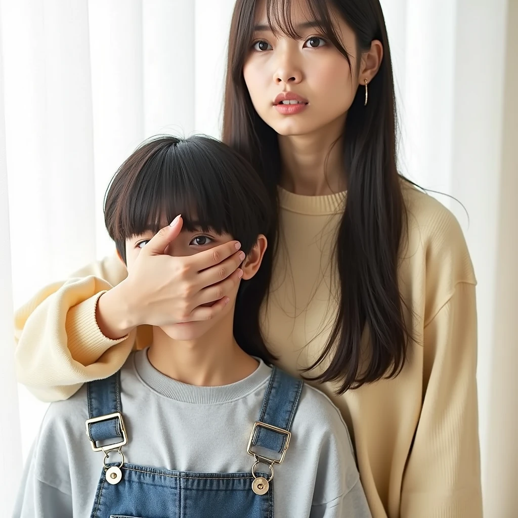 Childminder、Back view、22 years old