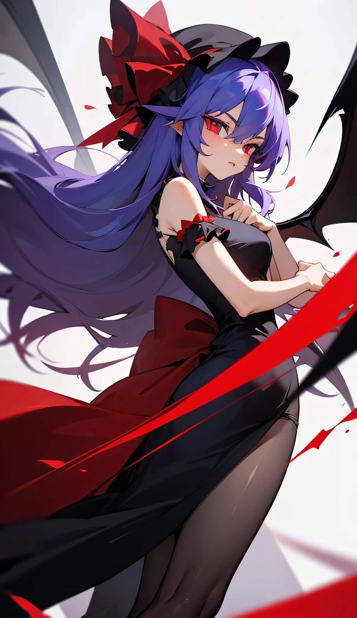 1girl, remilia scarlet in cover LO comic magazine. magazine cover (LO comic)/ glossy. Beautiful. Professional character design. Masterpiece. Expensive. Beautiful cover. Finest detailing. Fine work. Meticulous. Harmonious. High quality. Fingers are detailed in high-quality detail. Beautiful face and eyes. Beautiful pose for a magazine cover