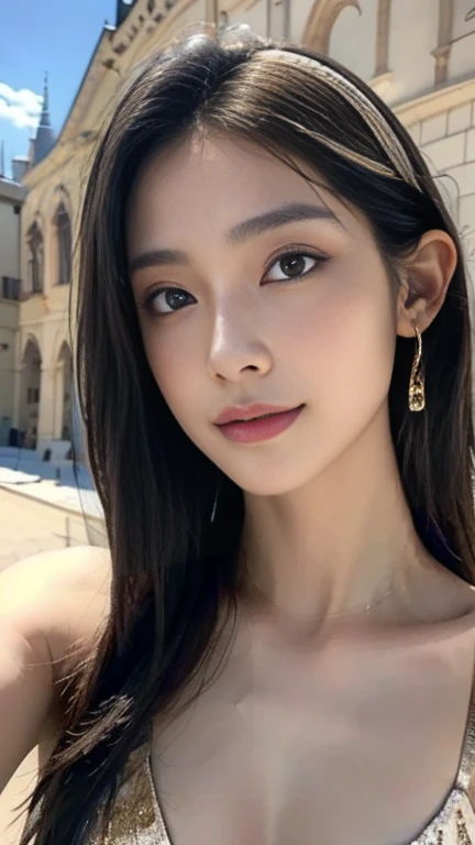 um close up de uma mulher com um vestido preto posando para uma foto, Jennie Blackpink, gemma chen, young cute wan asian face, Marinheiro Kitagawa, Xintong Chen, Wenfei Ye, jossi do blackpink, Lulu Chen, Shiori Teshirogi, aoi ogata | | | | | | | | | | | | | | | | | | | | | | |, she's facing the camera, Kiyoko Suzuki, Yanjun Chengt