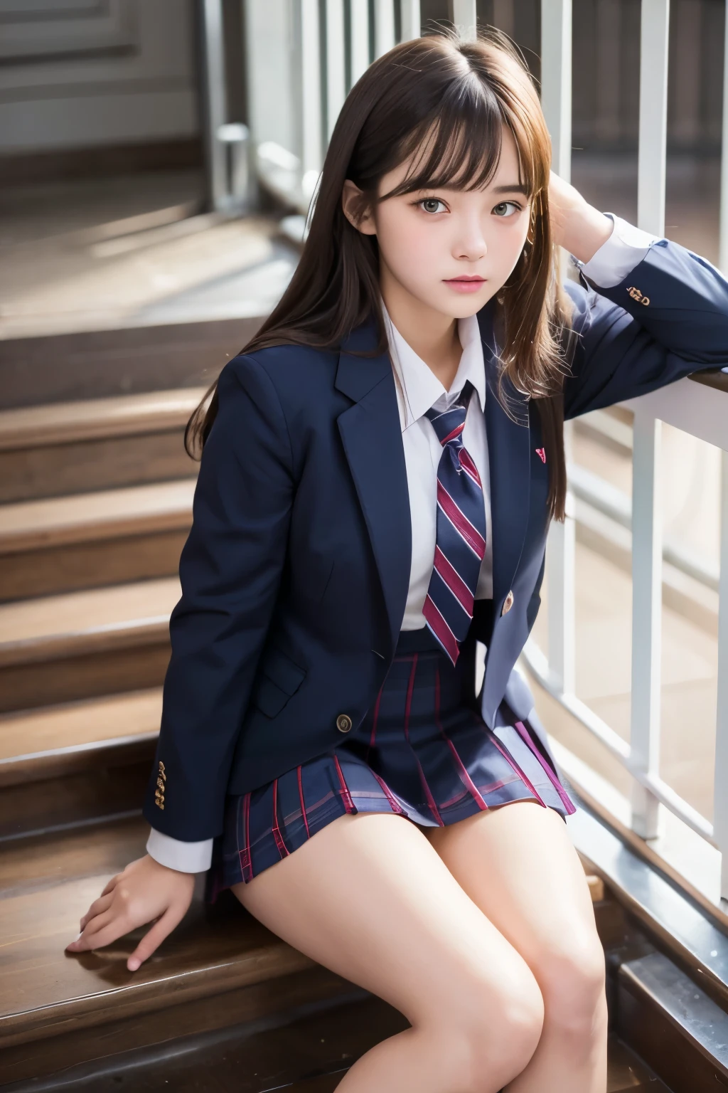 Close up portrait of woman walking in park in uniform、Japan Person Model、Young Sensual Gravure Idol、Young cute gravure idol、Realistic Young Gravure Idol、Realistic sensual gravure idol、Young gravure idols、sophisticated gravure idol、奈良美智、Young skinny gravure idol、beautifull asian girl ever、ulzzang -6500-v1.1, (Raw foto:1.2), (Photorealsitic:1.4), a beautiful detailed girl, extremely detailed eye and face, beatiful detailed eyes, Ridiculous, unbelievable Ridiculous, huge filesize, ultra-detailliert, hight resolution, ighly detailed, top-quality, masterpiece, Kemomimi, ((Japanese girls' high school uniform)), illustratio, ighly detailed, nffsw, unification, 8k wallpaper, magnifica, finely detail, masterpiece, top-quality, Highly detailed ticker uniform 8K wallpaper, Light on the Face、电影灯光、yo girl、((witheout panties))、((dynamicposes)))、(camel's toe)、(half)、(panthyhose)、(Sitting on legs bending the knees))ulzzang -6500-v1.1, (Raw foto:1.2), (Photorealsitic:1.4), a beautiful detailed girl, extremely detailed eye and face, beatiful detailed eyes, Ridiculous, unbelievable Ridiculous, huge filesize, ultra-detailliert, hight resolution, ighly detailed, top-quality, masterpiece, Kemomimi, ((Japanese girls' high school uniform)), illustratio, ighly detailed, nffsw, unification, 8k wallpaper, magnifica, finely detail, masterpiece, top-quality, Highly detailed ticker uniform 8k wallpaper, Light on the Face、电影灯光、16yo girl、((witheout panties))、((dynamicposes)))、(camel's toe)、(half)、(panthyhose)、(Sitting on legs bending the knees))ulzzang-6500-v1.1, (Raw foto:1.2), (Photorealsitic:1.4), a beautiful detailed girl, extremely detailed eye and face, beatiful detailed eyes, Ridiculous, unbelievable Ridiculous, huge filesize, ultra-detailliert, hight resolution, ighly detailed, top-quality, masterpiece, Kemomimi, ((Japanese girls' high school uniform)), illustratio, ighly detailed, CG, unification, 8k wallpaper, astonishing, finely detail, masterpiece, top-quality, Highly detailed