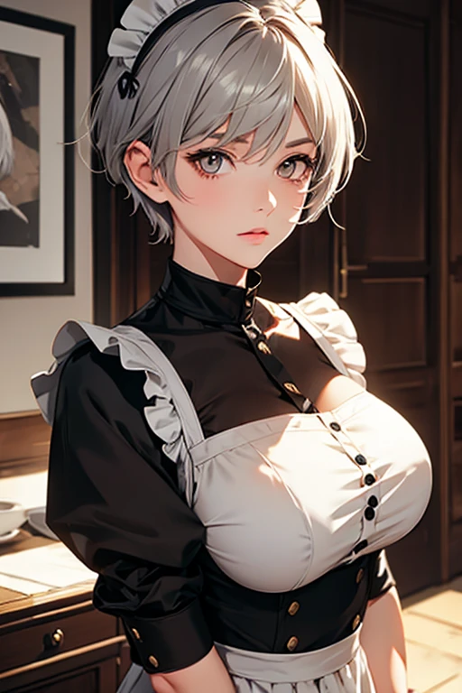 Naked,((((masterpiece, best quality, high resolution)))), 1girl, white hair, purple eyes, short wavy hair, average breasts, blush, light smile, parted lips, glow, thighs, bare shoulders, collarbone, narrow waist, cleavage, (beautiful detailed face, beautiful detailed eyes), long slender thighs, perfect eyes, (maid apron, maid headband), (sunbeam, sunlight, rose, wind, cafe), nsfw, naked, breasts expose, angry, (after sex:1.4), (cum:1.5), (cum_covered:1.5), (cum_on_face:1.5), (facial:1.5), (multiple cumshots), (cumdump), (cum filled), (sticky cum), (cum on breasts), (cum in between breasts), (multiple cum on the face), (multiple string of cum on all over the face), (mouth open, tongue out, cum dripping out of mouth), excessive amount of cum