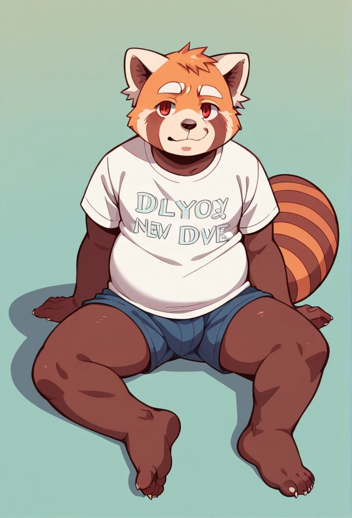 Chubby, furry,male , Thick beard, seductive , detailed , half body , tight tank top, extremely hot and sexy, eye closed, by hyaku , wear a underwear pull down a bit with dick