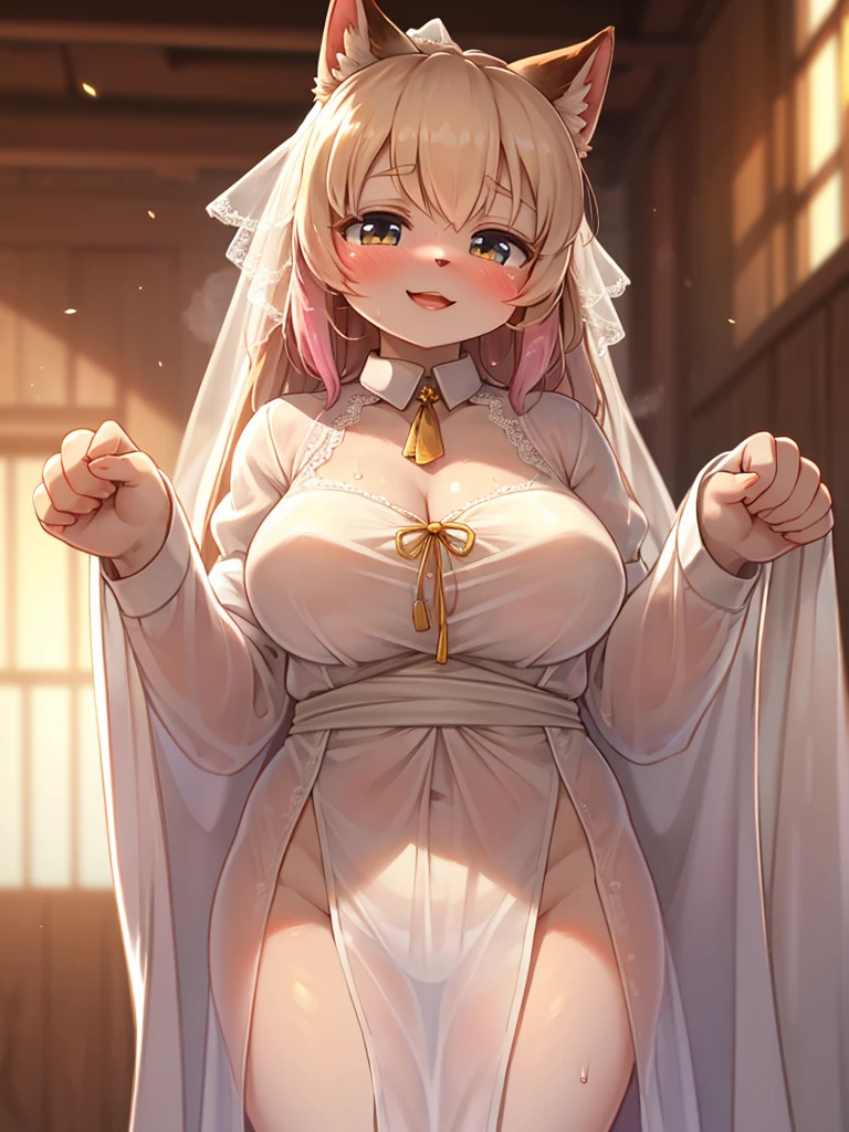 Score_9, Score_8_Top, Score_7_Top, Source_Anime, solo, solo girl, Guba Falicia, happy, white hair, pointy ears, horns, off shoulders, exposed chest, front view, big breasts, ahegao, squirting, breastfeeding, covered in semen, Nipple piercing, mature woman, naked, Granblue Fantasy style drawing, full body on display, milk gushing, slut, standing with hips thrust forward, hands in peace sign, almost every part of her body covered in semen