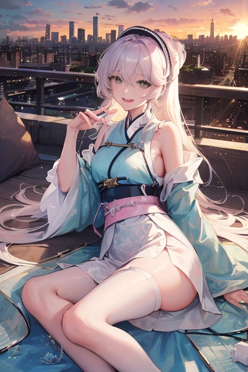 (masterpiece, Highest quality), (Ultra-high resolution, 8k RAW photos, Photorealistic:1.5, Fabric Shading, Thin contours), Beautiful mature woman preparing a tea party in the garden, (Tea set, you can, Tea cup, Some cakes on a plate), Gothic Table, (伝統的なダークブラウンのMaid clothesを着用, Maid clothes:1.2, Long Flared Skirt, apron), tall and leggy, Long white hair, Wearing borderless grass, (Mature Woman:1.5, 28 years old, alone), ( Tight waist), (Long white hair, Hair on one eye, Updo, Side Lock, Asymmetrical Hair, Wavy Hair), (Bright Eyes, Fine grain, A face with attention to detail, perfect face shape, Bloodshot eyes), (A seductive smile, Half-close your eyes), (Looking at the audience:1.3), (Dynamic Angle, Thigh focus, From side to bottom:1.2), ((Correct Anatomy:1.5, The right move)), (Ideal body proportions), Outdoor, Glass Garden, ((Garter Stockings))(())