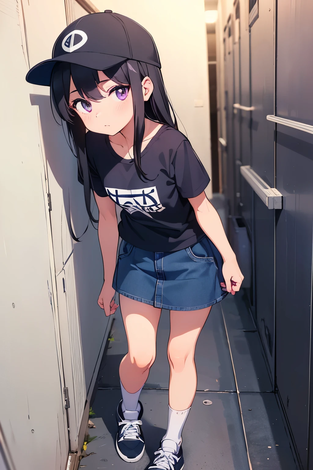 High resolution、realistic、(1boy)、((Only the lower body is photographed))、((penis))、(())、(((cum on legs)))、1girl、young girl、twin tails、(black hair)、very young face、((grin、smile))、low length、thin arms、delicate body、(Moderate thighs)、((pinch penis between legs))、perfect feet、(hold down a man)、((thighjob))、((legjob))、belly button、hoodie、shorts、shortsのジッパーが開いています、barefoot、(Girls are sadistic)、in the locker room、NSFW、(((angle from below)))、((woman on top))、(female dominance)