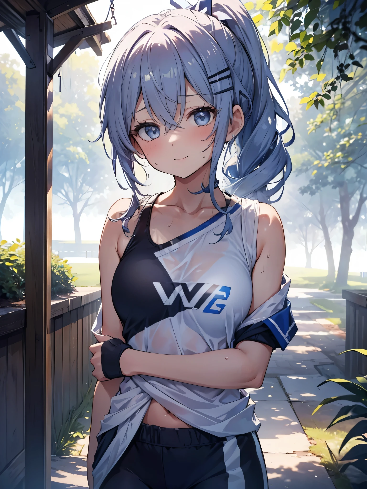 Masterpiece, top quality, best quality, official art, beautiful and aesthetic, anime, 1girl,extremely detailed, colorful, more detailed ((ultra-detailed)), (highly detailed CG illustration),Best Quality, High resolution, Unity 8k Wallpaper, (Illustration:0.8), (Beautiful detailed eyes:1.6), extra detailed face, Perfect Lighting, extremely details CG, (Perfect hands, Perfect Anatomy), blue short hair,cap,hairpin,blue eyes, white top, sport shorts,short shorts,skinny fit, small breast, in middle,street, night, city, from behind, full body, from below.