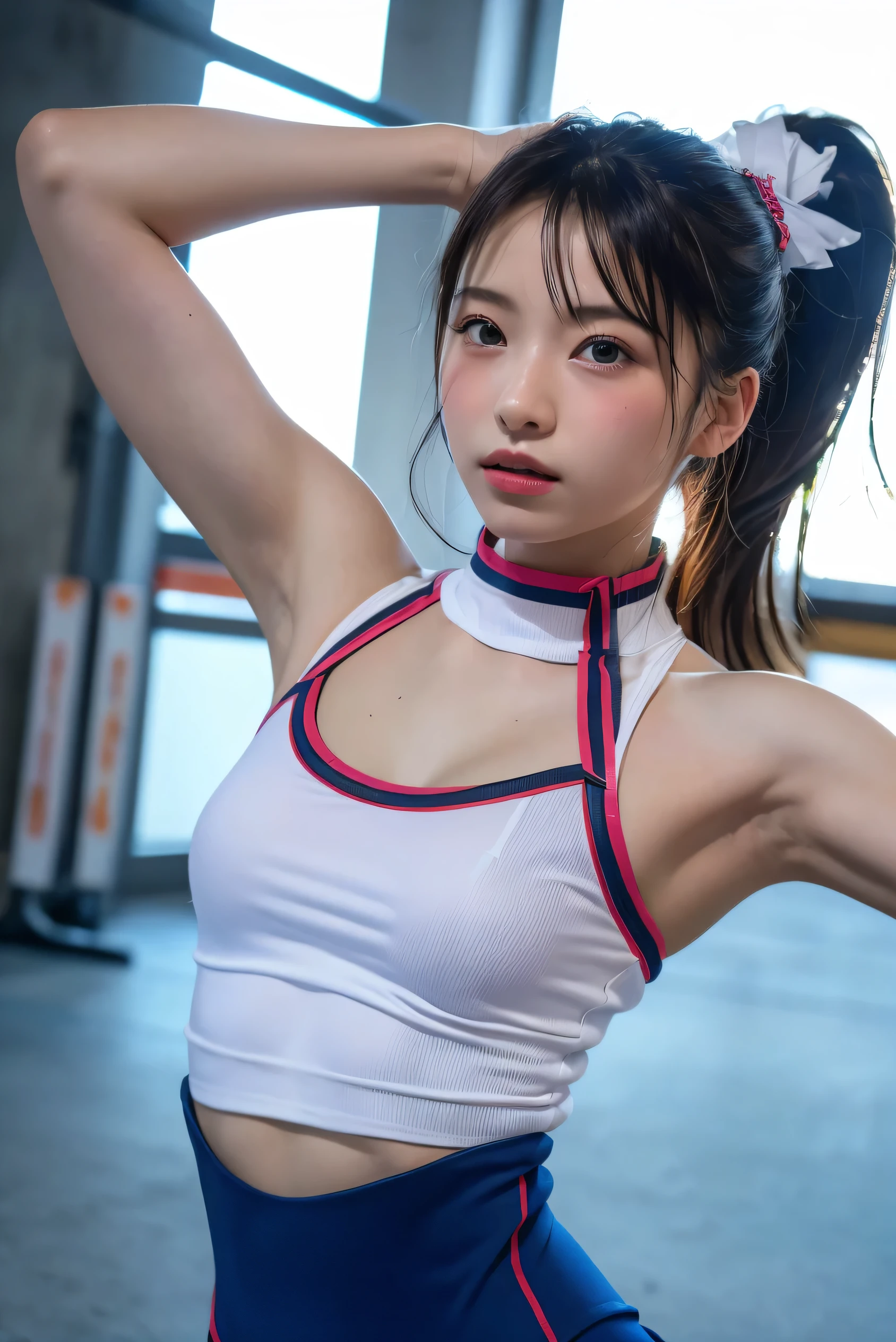 9 year old asian , Thong、cute表情, smile, Vibrant, Chubby, sporty, Sweaty, Surrealism, Surrealism, Cinema Lighting, Motion Blur, Ray Tracing, 超High resolution, Accurate, Anatomically correct, Smooth Skin, Super Detail, Attention to detail, high quality, 最high quality, High resolution, 4K 、cute