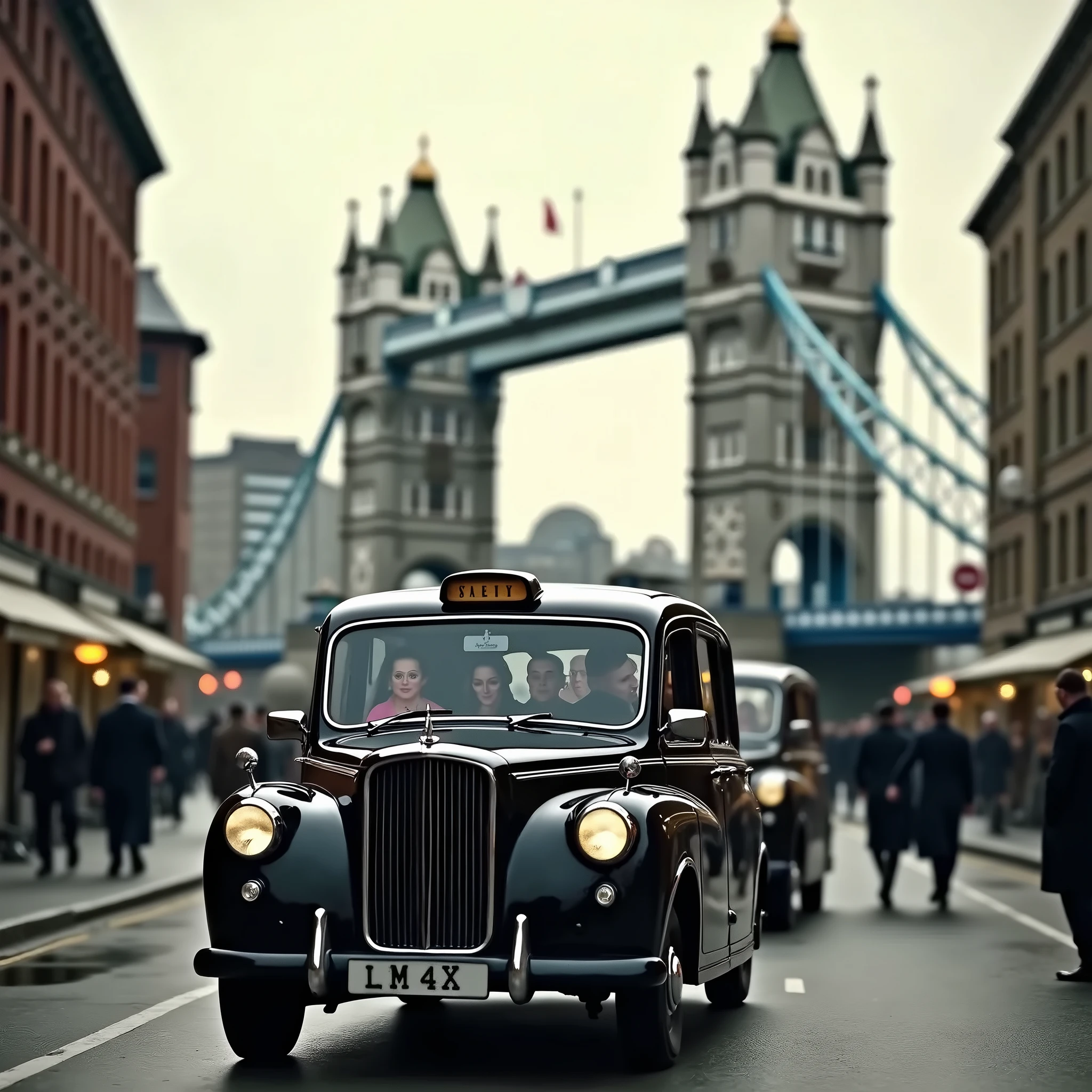 London、Tower Bridge、Routemaster、Piccadilly Circus、1953