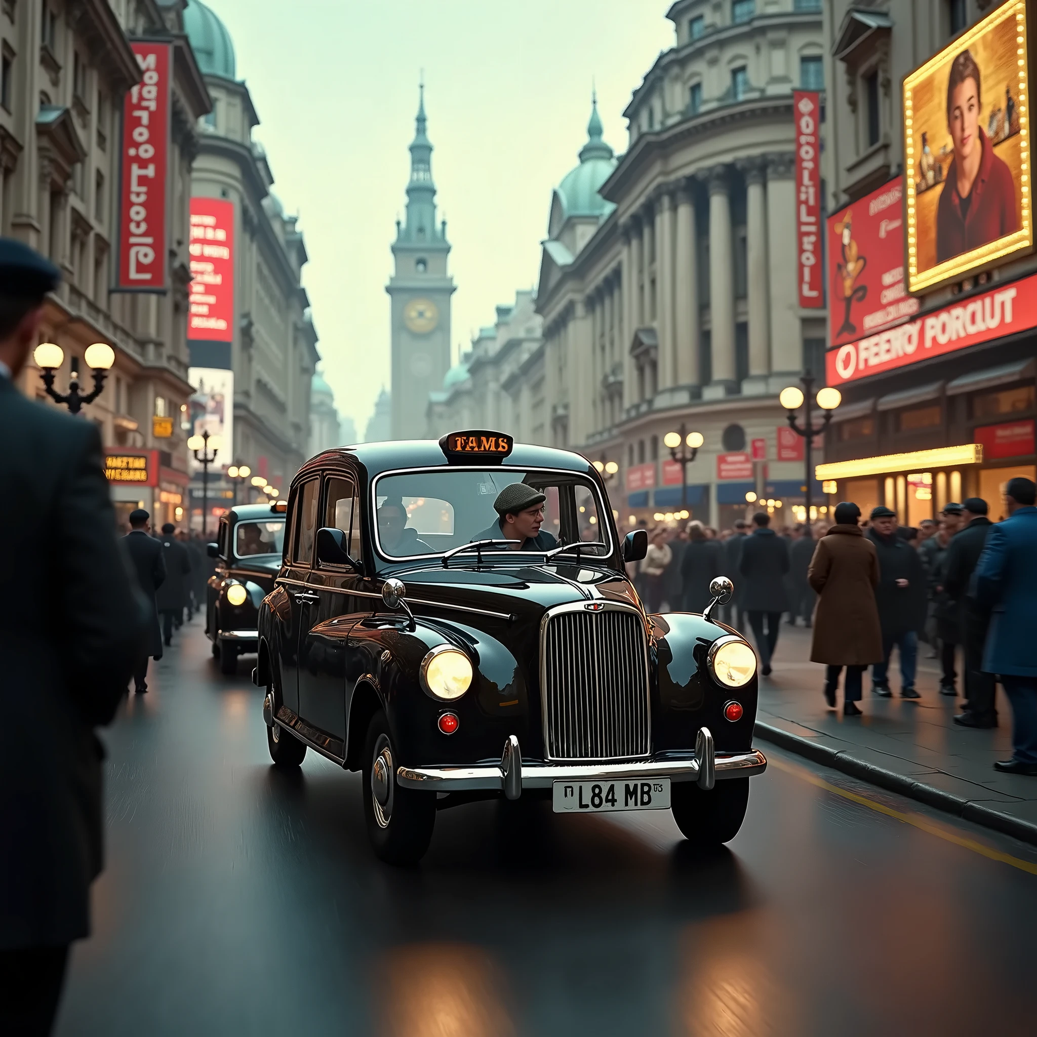 London、Tower Bridge、Routemaster、Piccadilly Circus、1953