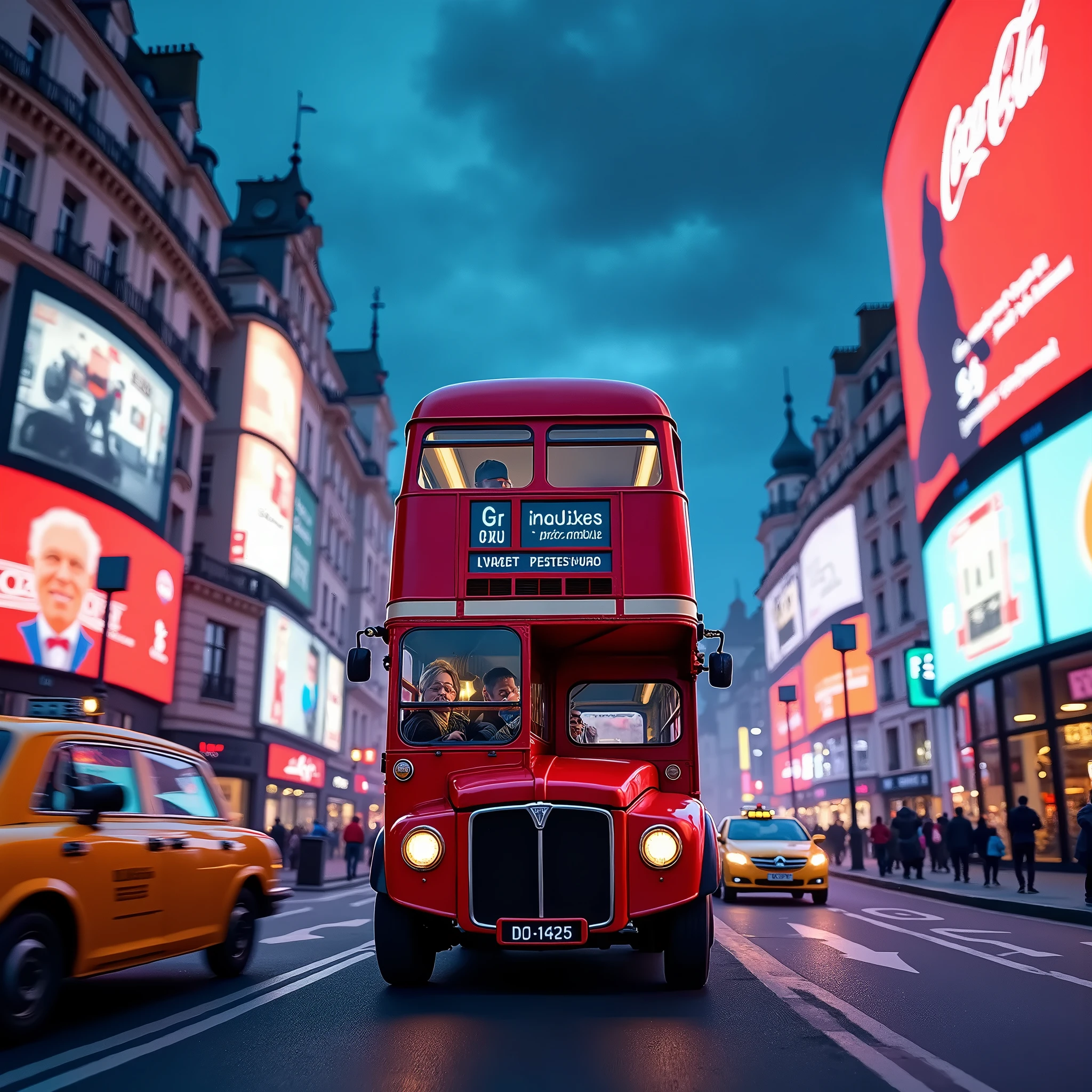 London、Tower Bridge、Routemaster、Piccadilly Circus、1953