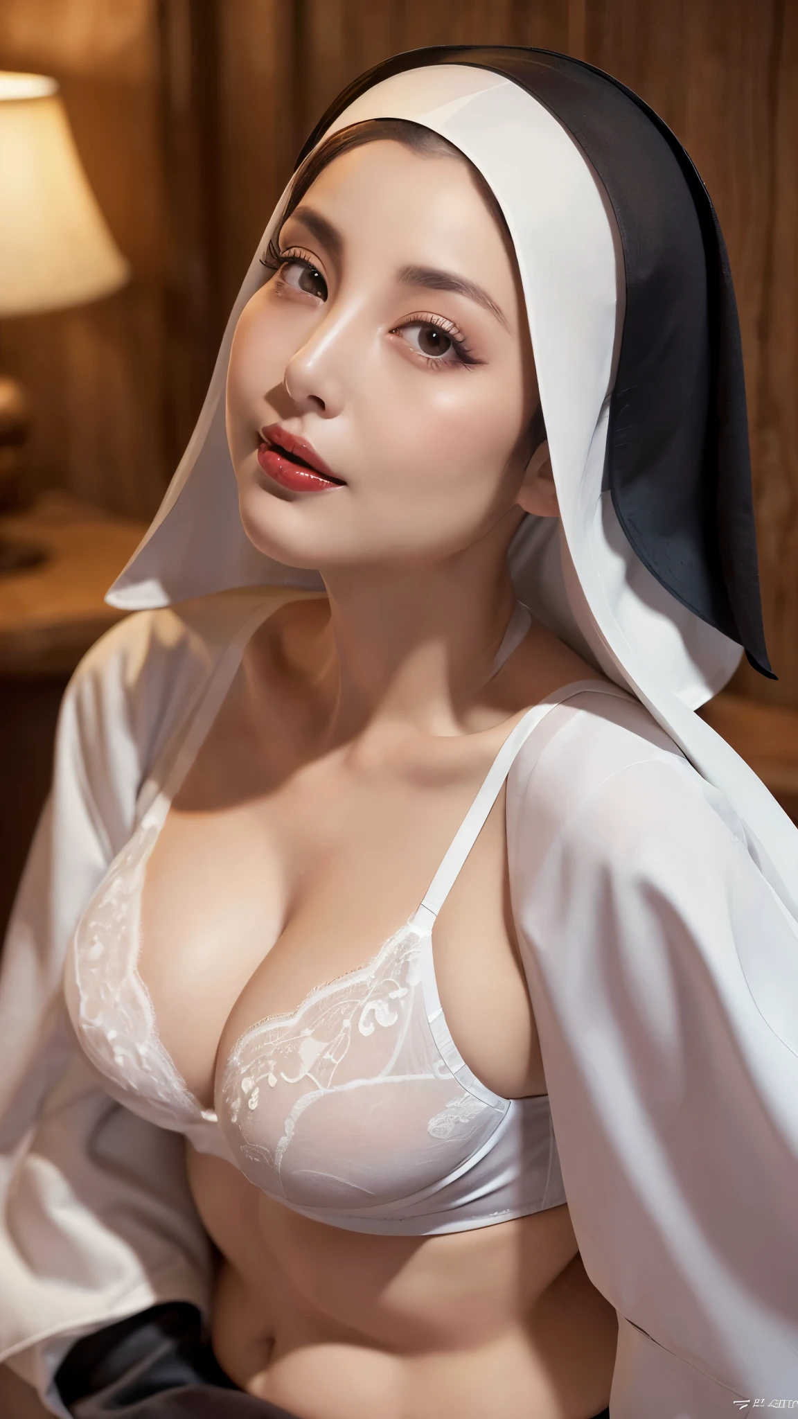 miss，White clothes，Sexy，The act of taking off clothes，nipple，underwear