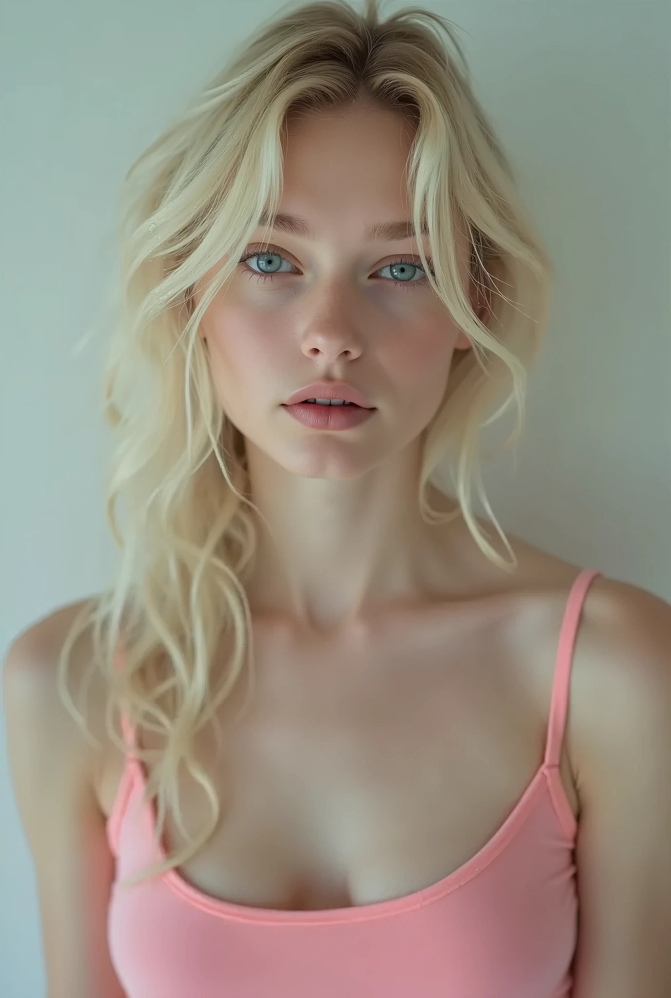 ((full body)), obra-prima, Ultra High Definition, maximum resolution, 8k, Anya Taylor-Joy, (blonde), (14 anos de idade), extremamente bonita, (Identical), (sozinha), (muito magra), quadris arredondados, quadris largos, coxas grossas, (bunda grande), (Rosto extremamente detalhado), olhos muito detalhados, delicate strokes, usando micro vestido, natural lightting, sorriso muito malicioso , (side view), sexy, (super quente), (perfect nipples), (very small tits), (nude), natural beauty, in a dirty dungeon,
