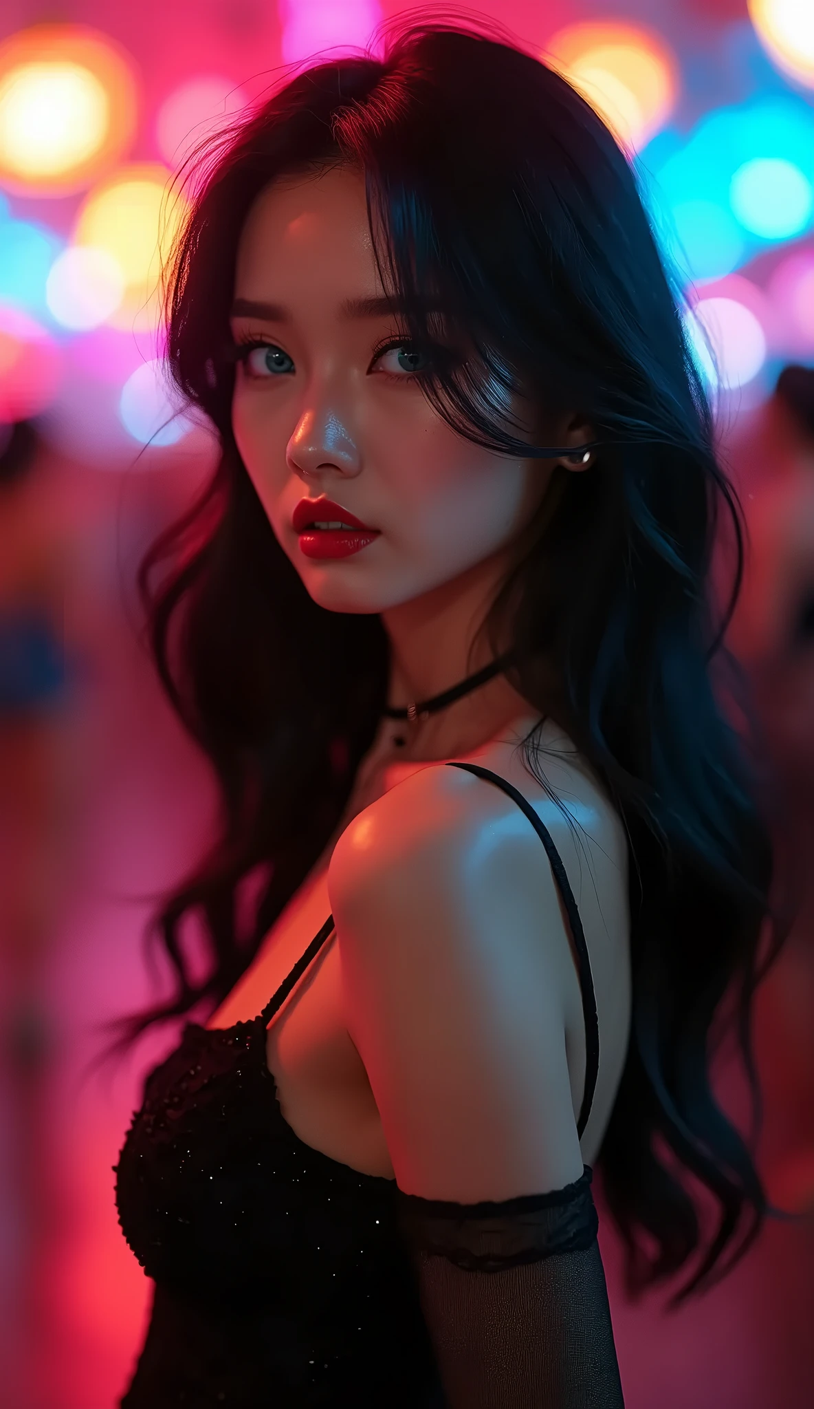 Create a member for a kpop group, she has to have black hair, be between 20 and 18 years old and be Chinese