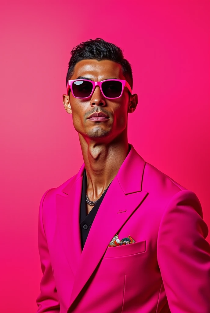 Valentino is a tall, slender, somewhat muscular and broad-shouldered moth demon with lavender skin and lacking pupils and irises in his cerise-pink eyes, over which he is always depicted wearing gold-rimmed, heart-shaped sunglasses with cerise lenses